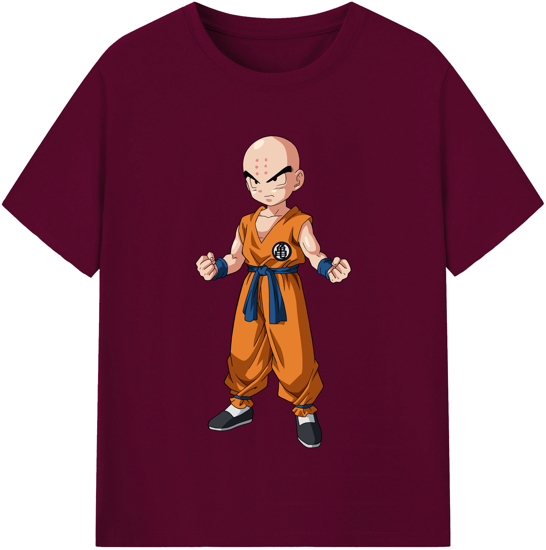 （画像用） ドラゴンボール クリリン DRAGON BALL krillin レディースカジュアルプリントTシャツ（綿100％）
